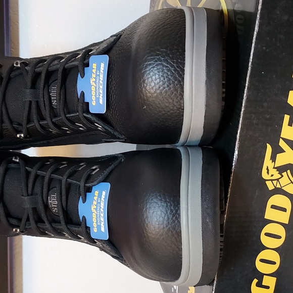 Mens Goodyear Engineered by Skechers Onyx High-Top Steel Toe - Picture 9 of 15